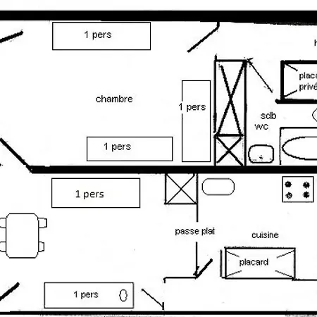 Le France - 2 Pieces 5 Pers - Le France - 945fr - Plagne Centre Mae-9373 Apartamento La Plagne-Tarentaise