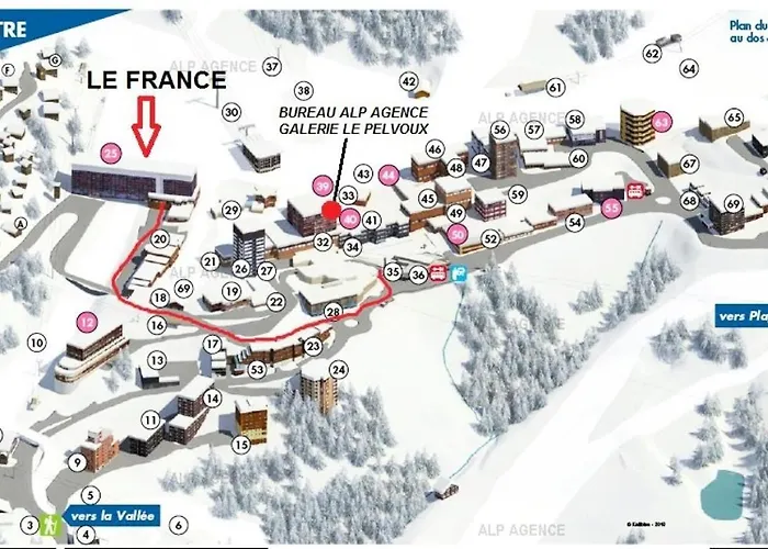 Le France - 2 Pieces 5 Pers - Le France - 945fr - Plagne Centre Mae-9373 Apartmán