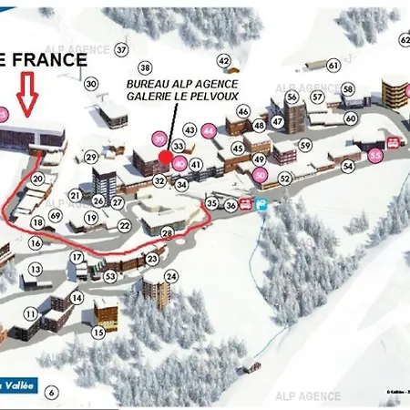 Résidence Le France - 2 Pièces 5 Pers - Le France - 945fr - Plagne Centre Mae-9373 Appartement
